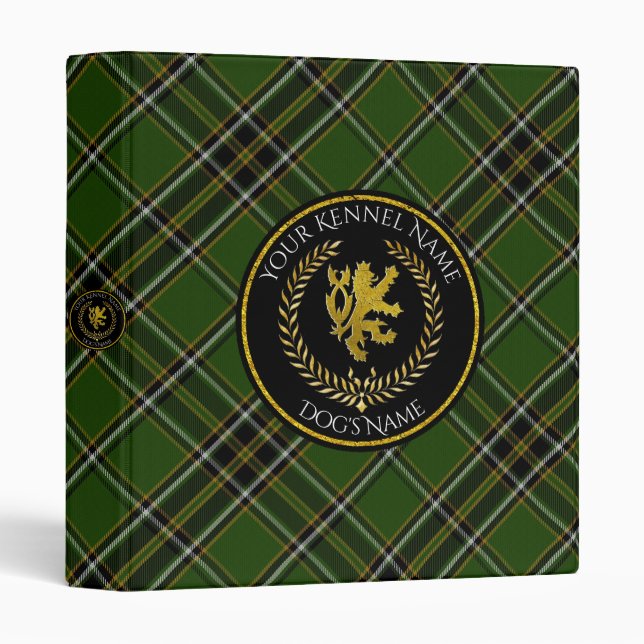 Organize Your Dog's Paperwork Binder (Front/Spine)