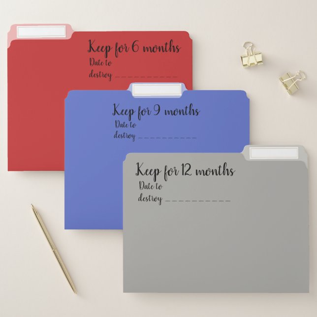 Organize Your Life File Folder (Set)