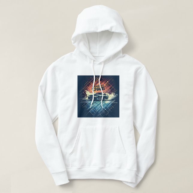 Organized chaos- Drifting Hoodie (Design Front)