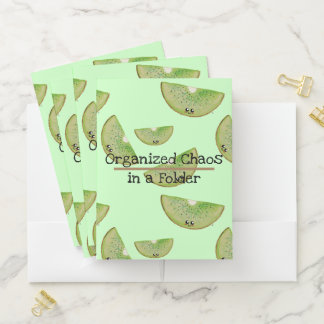 Organized Chaos, Kawaii Kiwi Pocket Folder