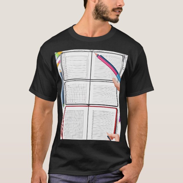 Organized Creativity: A Planner’s Tale T-Shirt (Front)