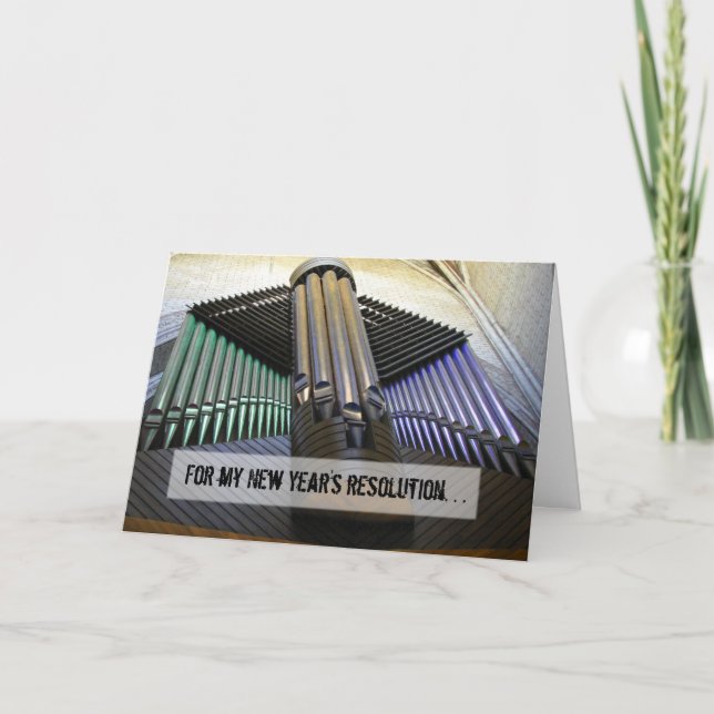 Organized new year card (Front)