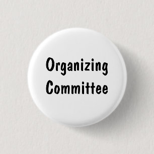 Organizing Committee Pinback Button