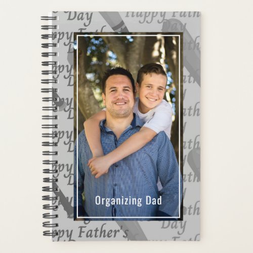 Organizing Dad Personalized Photo Fathers Day Planner