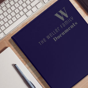 Organizing Family Documents  3 Ring Binder