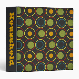 .Organizing Planners- Chic Mod- Red- Binder