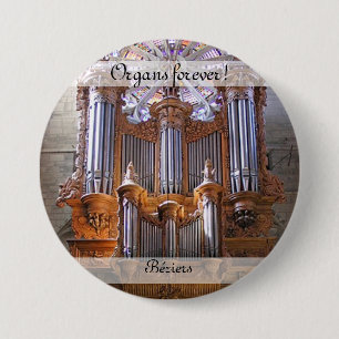 Organs forever! Béziers Cathedral button
