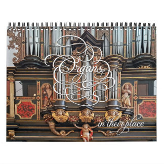 Organs in their place - horizontal calendar