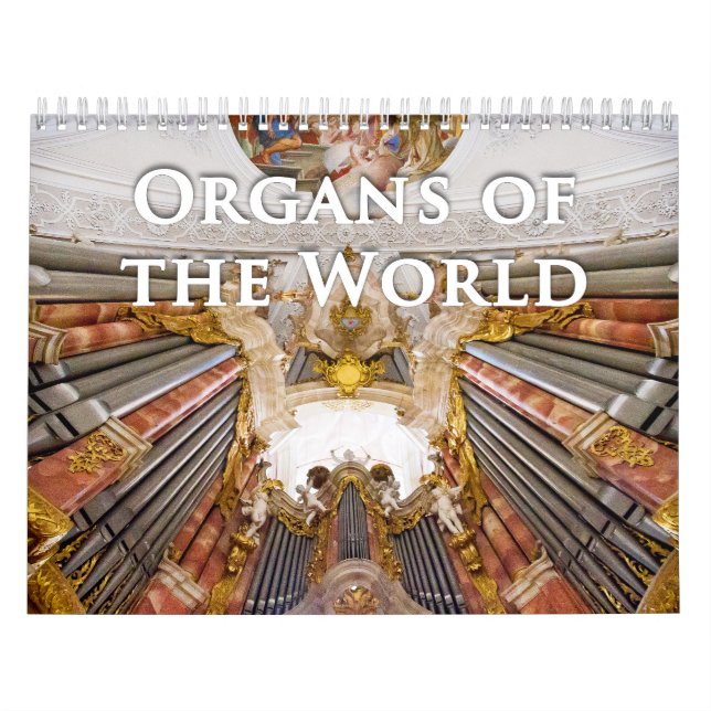 Organs of the World pipe organ calendar (Cover)