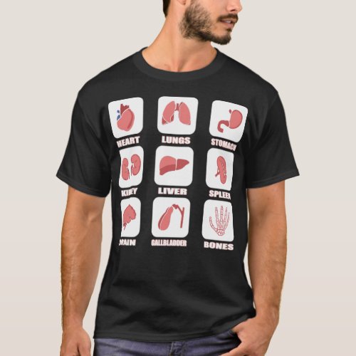 organs offal intestines doctor doctor gift erectio T_Shirt