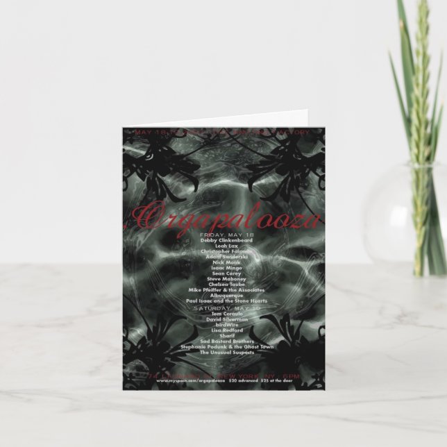 .Orgapalooza - Note Card (Front)