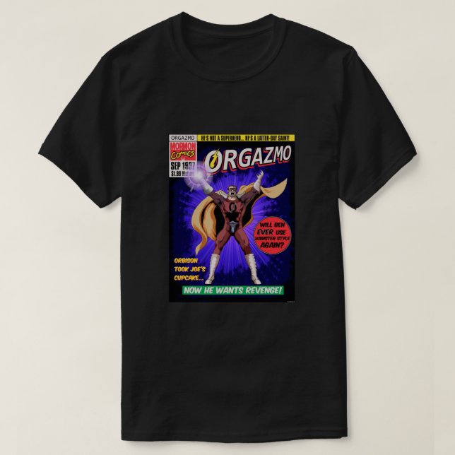 Orgazmo Lost His Cupcake Classic T-Shirt (Design Front)