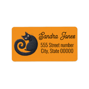 orgeous one of a kind address labels Halloween