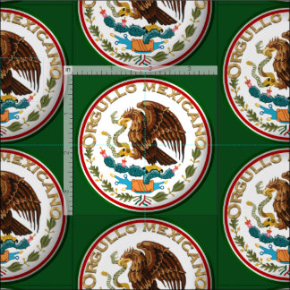Orgullo Mexicano (Eagle from Mexican Flag) Fabric