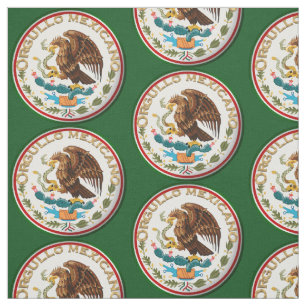 Orgullo Mexicano (Eagle from Mexican Flag) Fabric