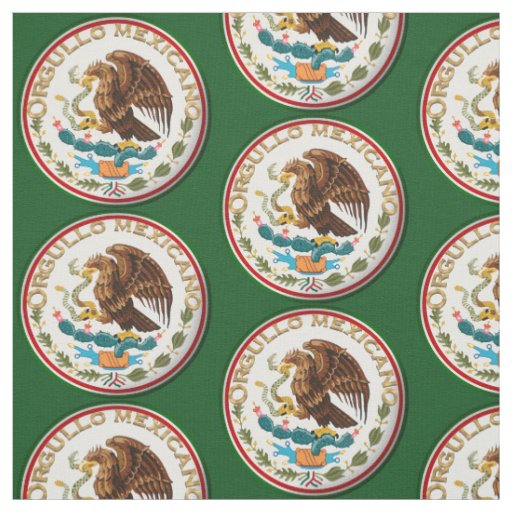 Orgullo Mexicano (Eagle from Mexican Flag) Fabric