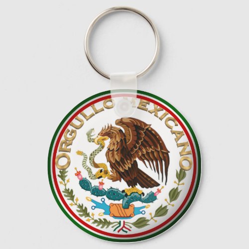 Orgullo Mexicano Eagle from Mexican Flag Keychain