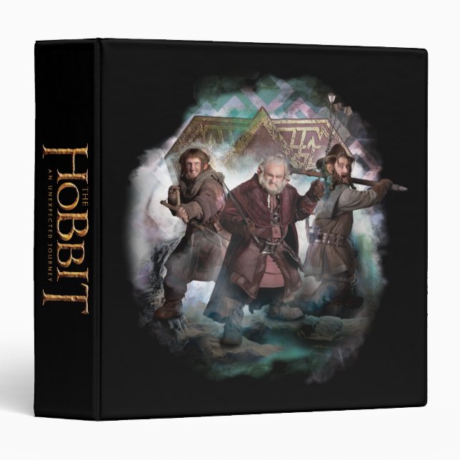 Ori, Dori , and Nori 3 Ring Binder (Front/Spine)