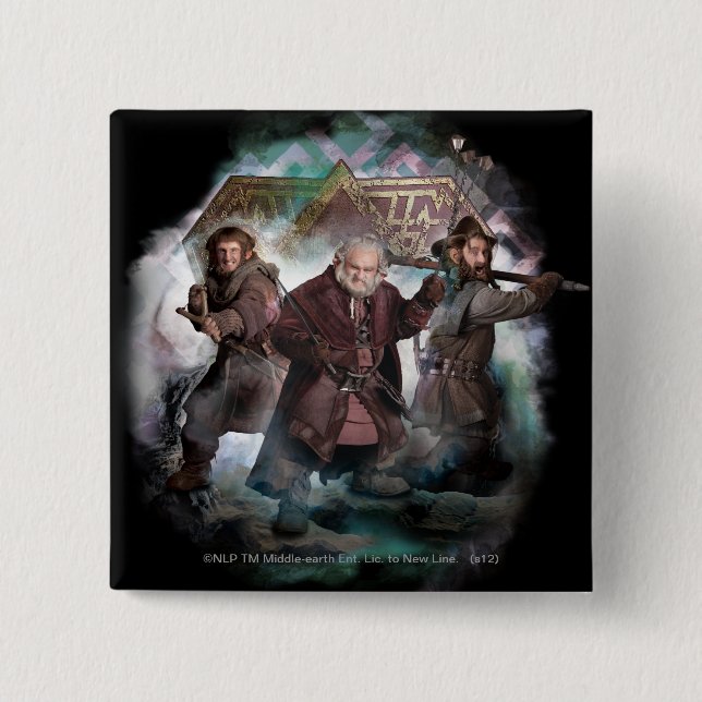 Ori, Dori , and Nori Pinback Button (Front)