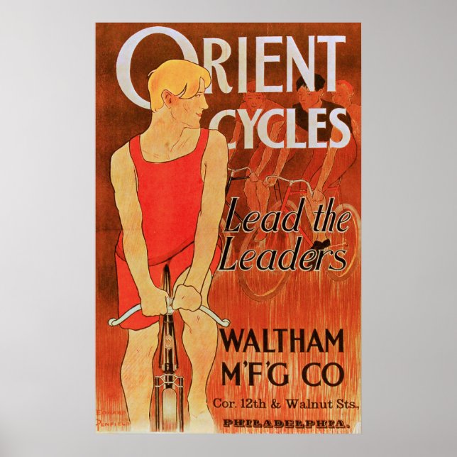 Orient Cycles - Vintage Bicycle Poster (Front)