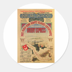 Orient Express Classic Round Sticker