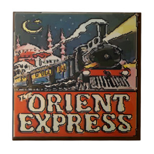 Orient Express Paris Poster Tile