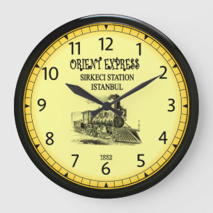 Orient Express Paris Station / Istanbul Station ~ Large Clock
