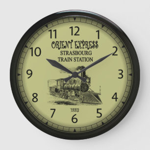 Orient Express Paris Station / Strasbourg Station Large Clock