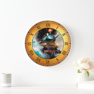 Orient Express ~ Paris To Constantinople ~ * ~  Large Clock