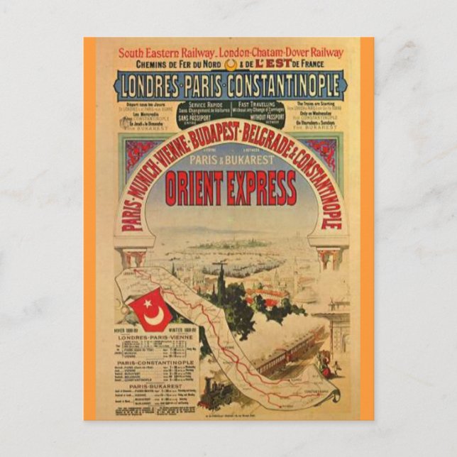 Orient Express Postcard (Front)