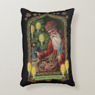 Orient Express Santa Accent Pillow
