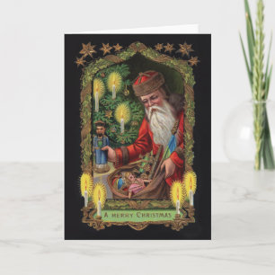 Orient Express Santa Greeting Card