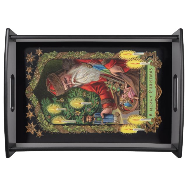 Orient Express Santa Serving Tray (Front)