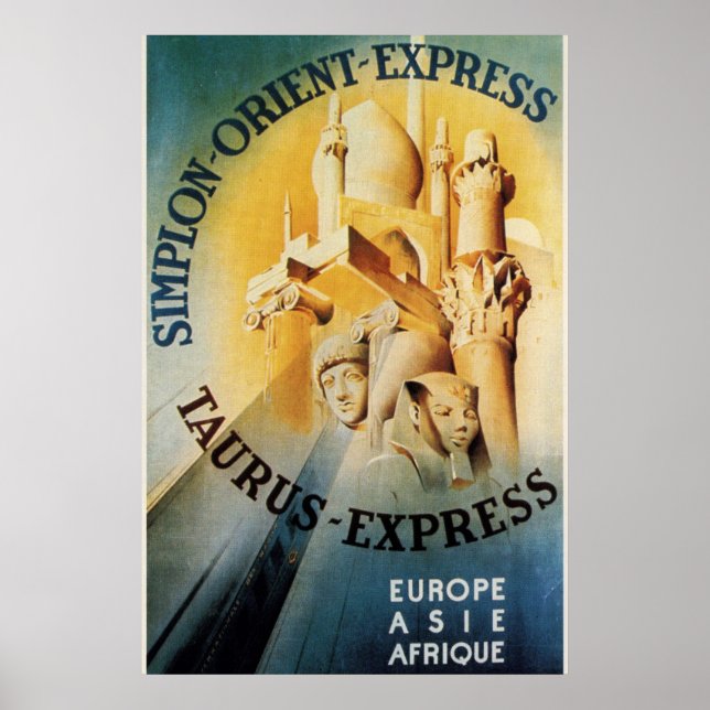Orient Express Taurus Express Train Poster (Front)