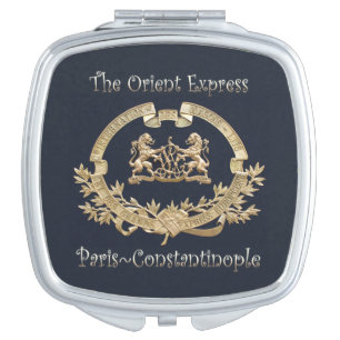 Orient Express Train Logo~Paris/Constantinople ~  Compact Mirror