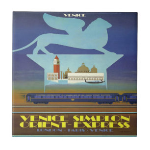 Orient Express Venice Poster Tile