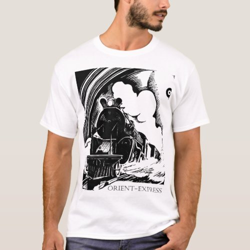 Orient Express Vintage Travel and Literature T_Shirt