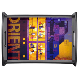 Orient Line ~ Party on Deck Serving Tray