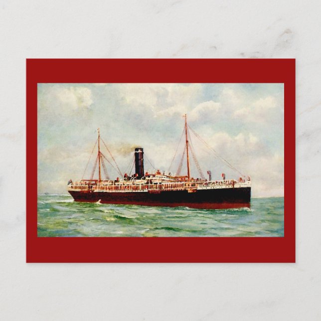 ORIENT-PACIFIC LINE R.M.S. "ORONTES" 1905 POSTCARD (Front)