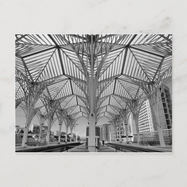 Orient train station in Lisbon Postcard (Front)