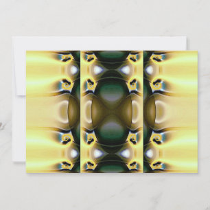 Oriental Abstract Art Invitations