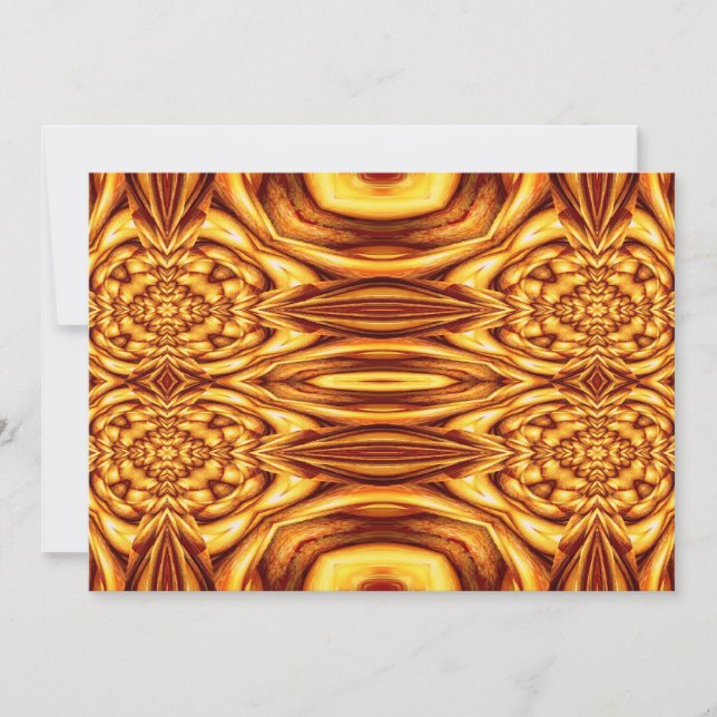 Oriental Abstract Invitations (Front)