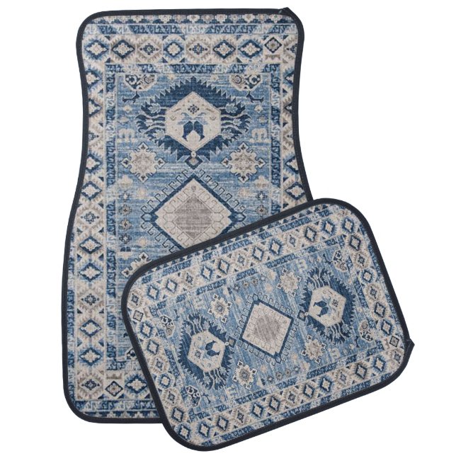 Oriental Antique Blue Kilim Rug  (Set)