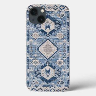 Oriental Antique Blue Kilim Rug iPhone 13 Case