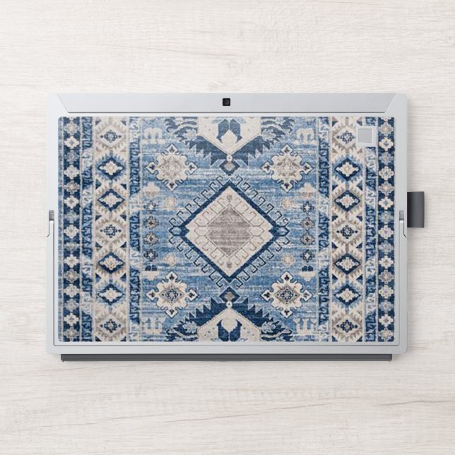 Oriental Antique Blue Kilim Rug   HP Laptop Skin (Front)