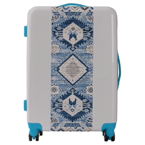 Oriental Antique Blue Kilim Rug    Luggage