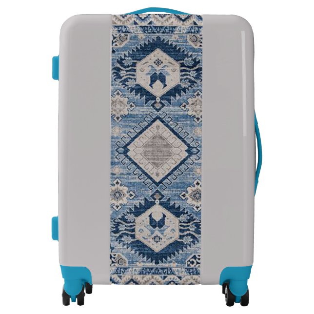 Oriental Antique Blue Kilim Rug    Luggage (Front)
