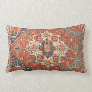 ORIENTAL ANTIQUE DESIGN LUMBAR PILLOW