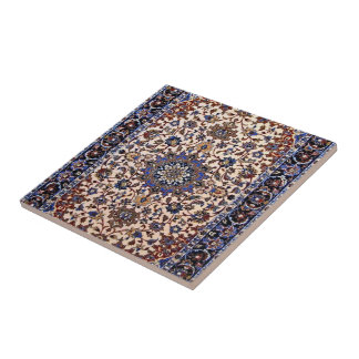 Oriental Antique Kilim Rug Ceramic Tile
