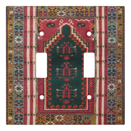 Oriental Antique Kilim Rug   Light Switch Cover